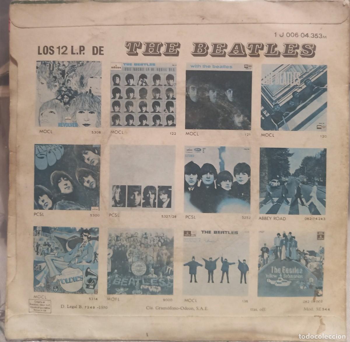 Discos de vinilo: The Beatles. Let it be. Vinilo single. - Foto 2