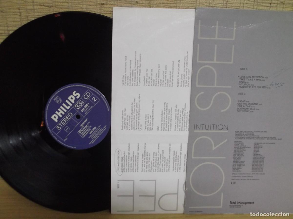 Discos de vinilo: Lori Spee - Intuition.Philips 1983.Lp Vinilo - Foto 2