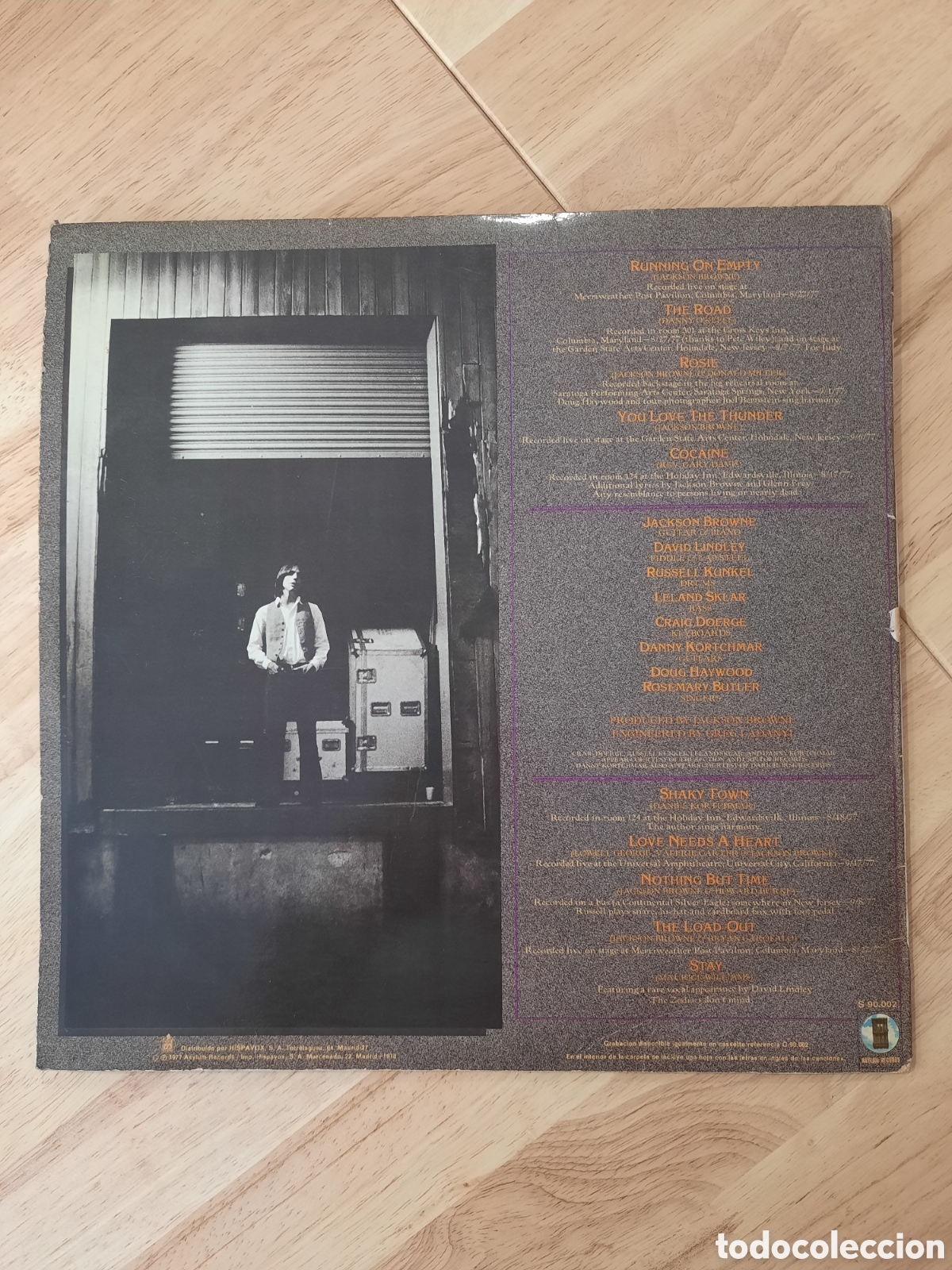Discos de vinilo: RUNNING ON EMPTY - JACKSON BROWNE - Foto 2