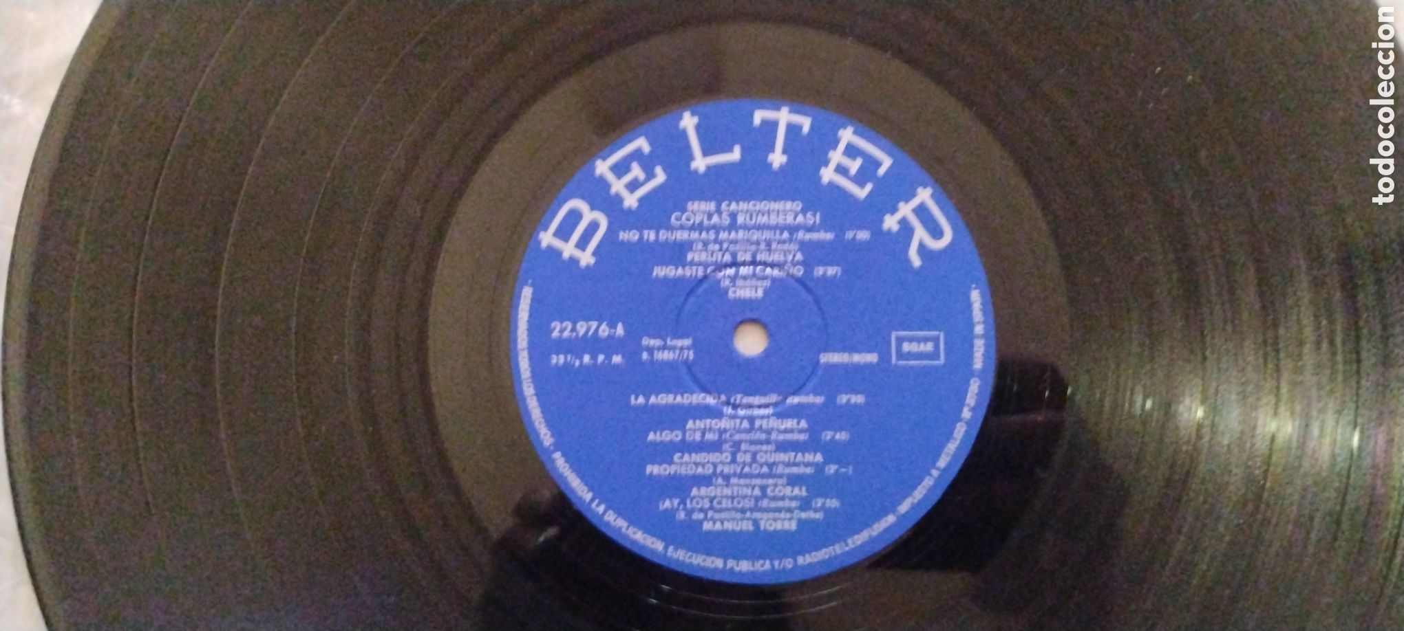Discos de vinilo: RUMBERAS-VARIOUS-LP-BELTER/SPAIN-IB - Foto 5