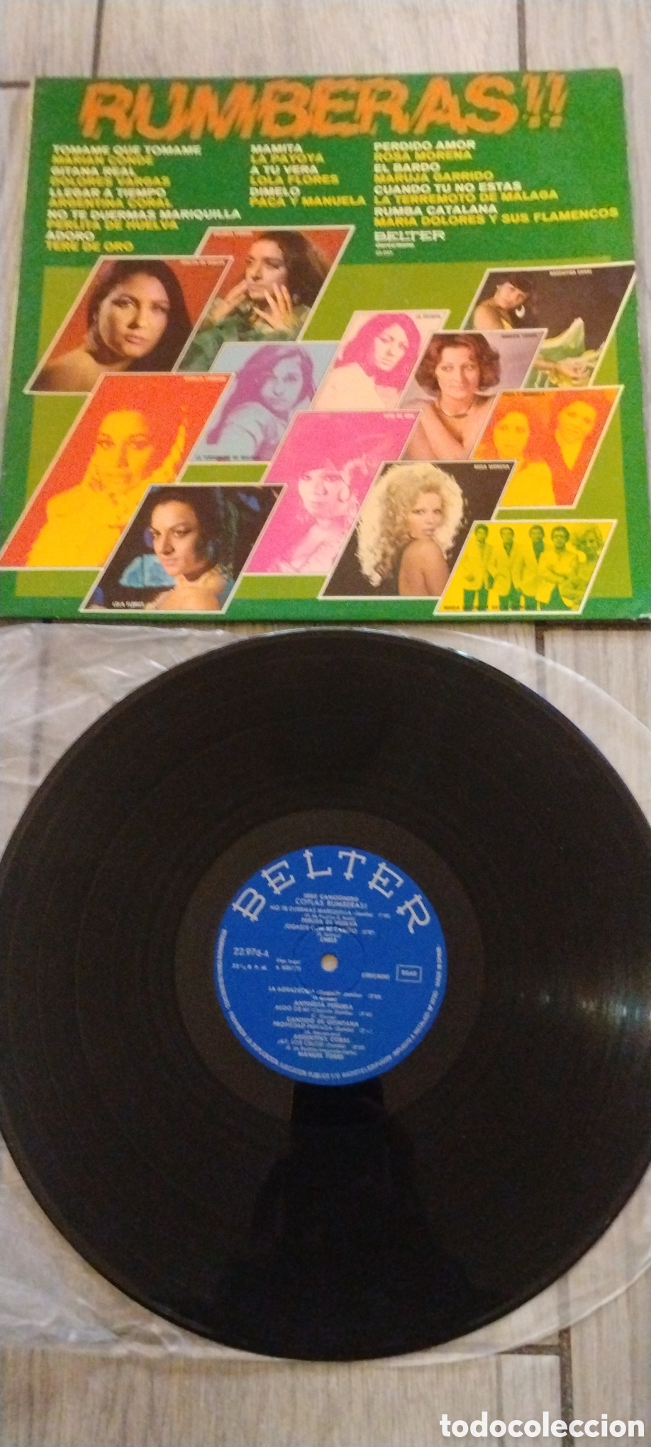 Discos de vinilo: RUMBERAS-VARIOUS-LP-BELTER/SPAIN-IB - Foto 2