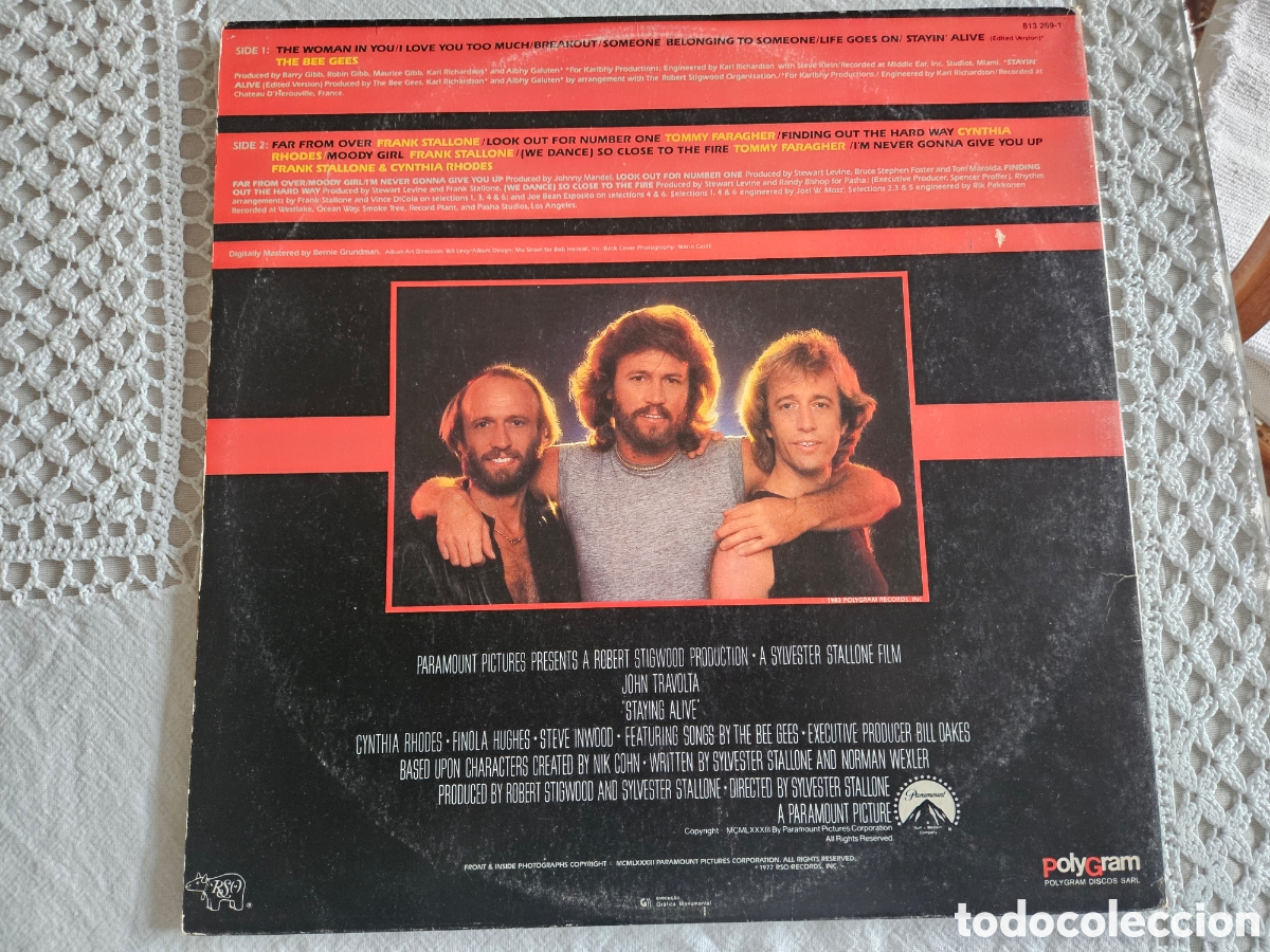 Discos de vinilo: LP Staying Alive BSO - Foto 5