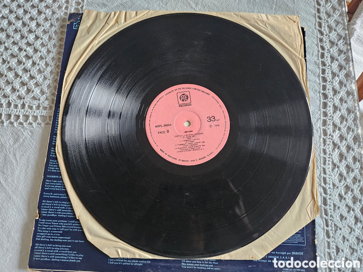 Discos de vinilo: Disco LP Limousine 33 rpm - Foto 2