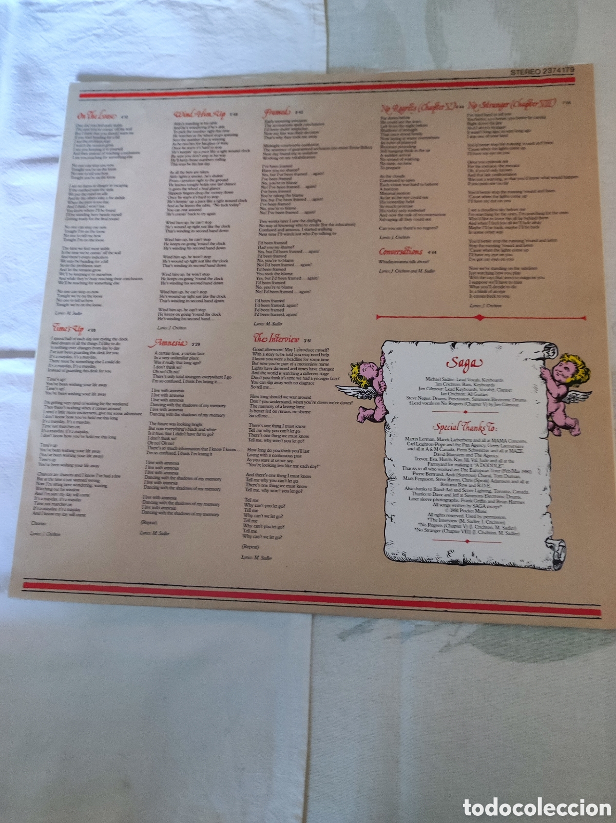 Discos de vinilo: SAGA -- WORLDS APART - Foto 3