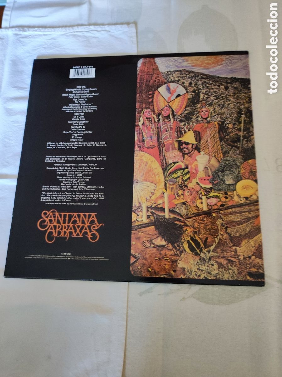Discos de vinilo: SANTANA - ABRAXAS (UK 1999) - Foto 2