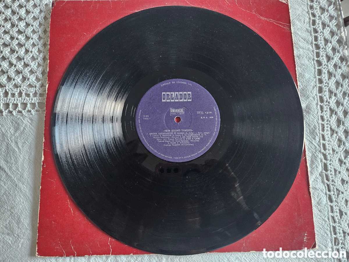 Discos de vinilo: LP Frank Pourcel New Sound Tangos - Foto 2