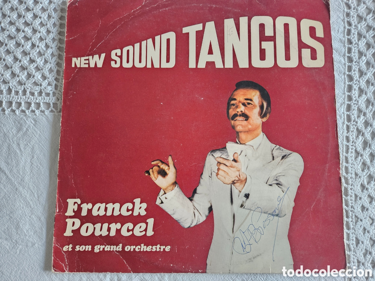 Discos de vinilo: LP Frank Pourcel New Sound Tangos - Foto 1