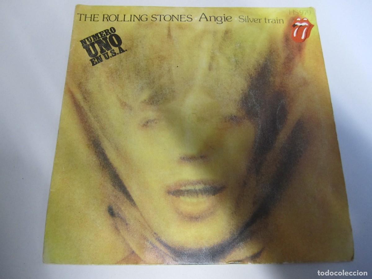 Discos de vinilo: Vinilo Single- The rolling stones- Angie - Foto 1