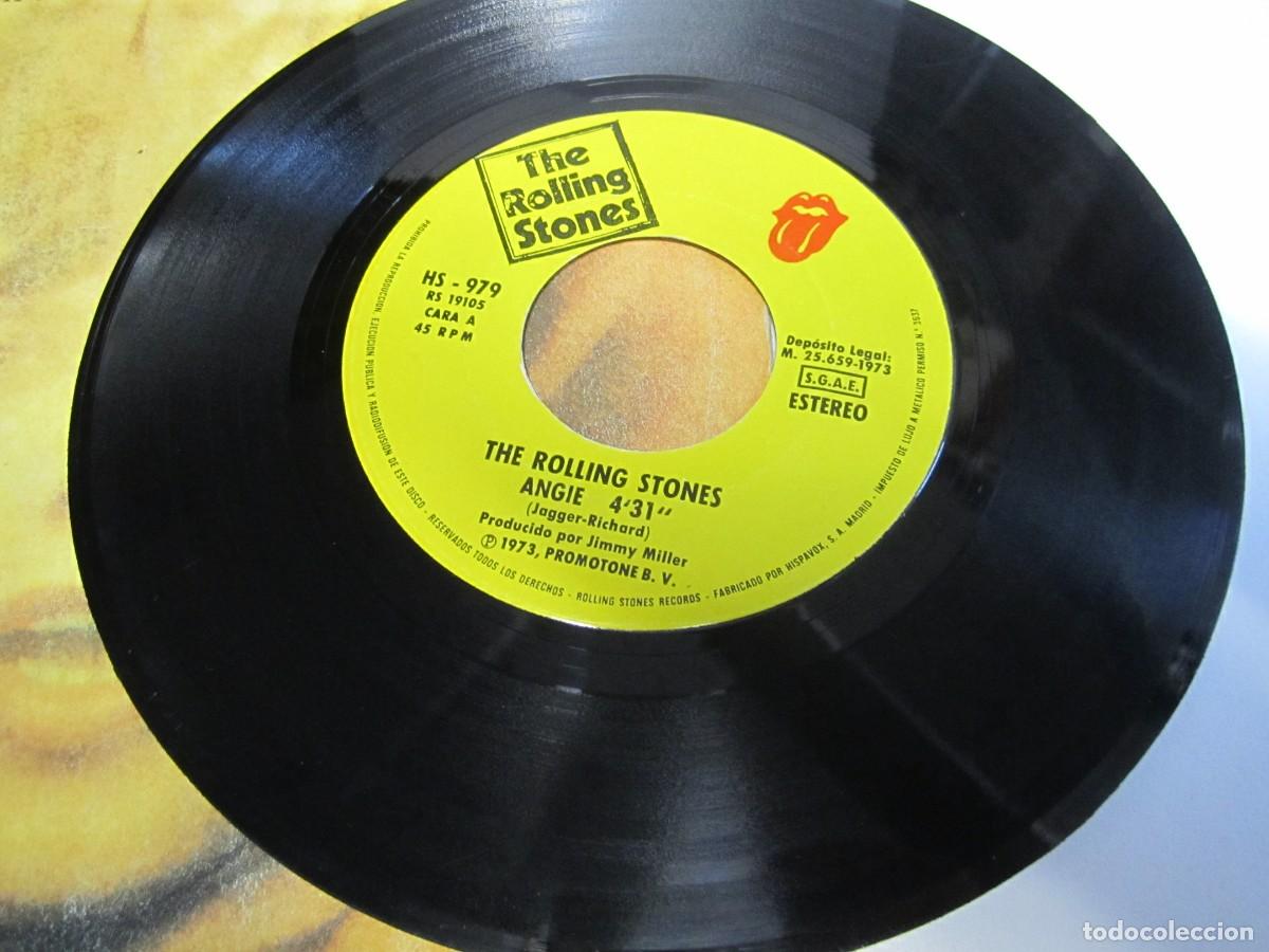 Discos de vinilo: Vinilo Single- The rolling stones- Angie - Foto 3