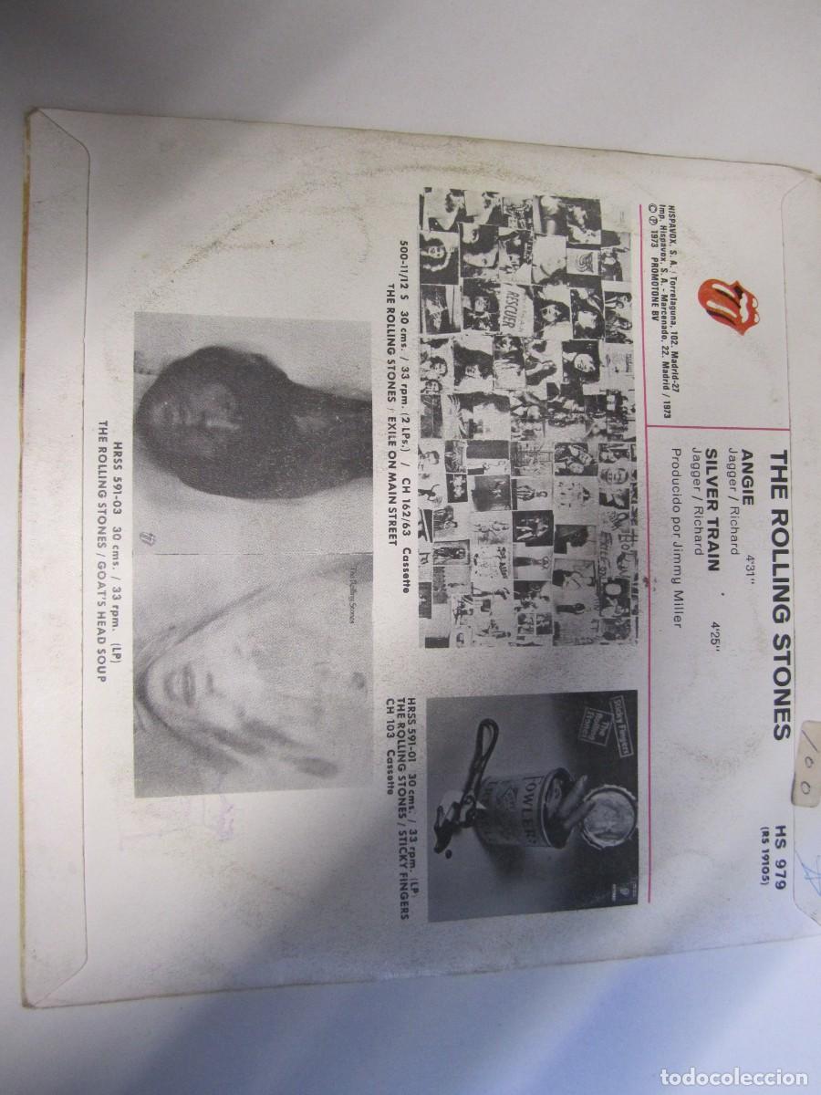 Discos de vinilo: Vinilo Single- The rolling stones- Angie - Foto 4