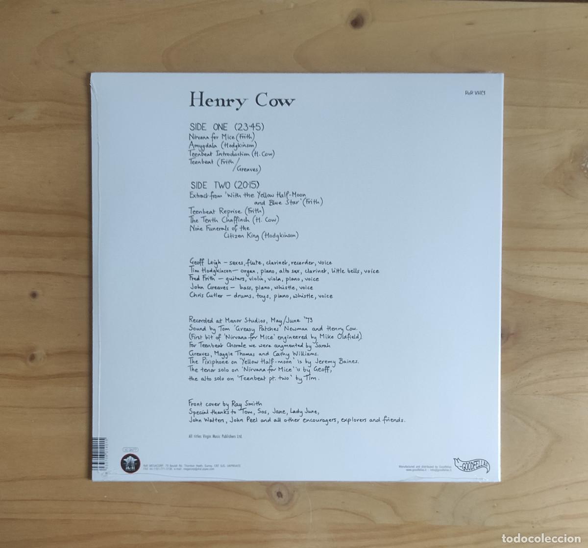 Discos de vinilo: Henry Cow - Leg End (1973) LP - Foto 2