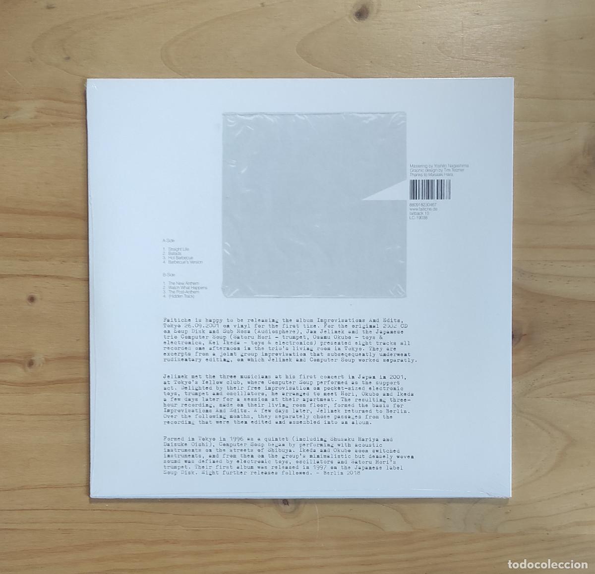 Discos de vinilo: Jan Jelinek & Computer Soup - Improvisations & Edits (2018) LP Nuevo - Foto 2