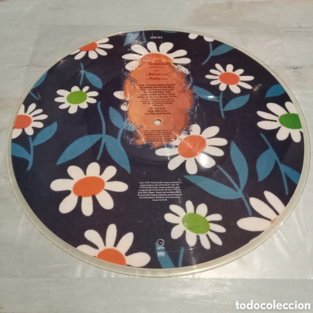 Discos de vinilo: NIRVANA - IN BLOOM - PICTURE DISC 12&rdquo; - Foto 6