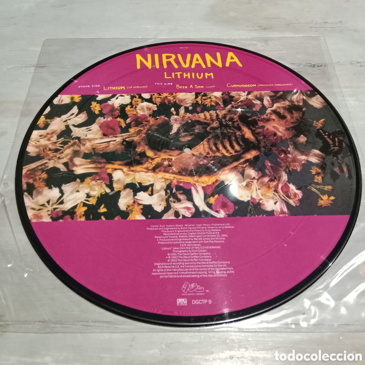 Discos de vinilo: NIRVANA - LITHIUM - PICTURE DISC 12&rdquo; - Foto 7