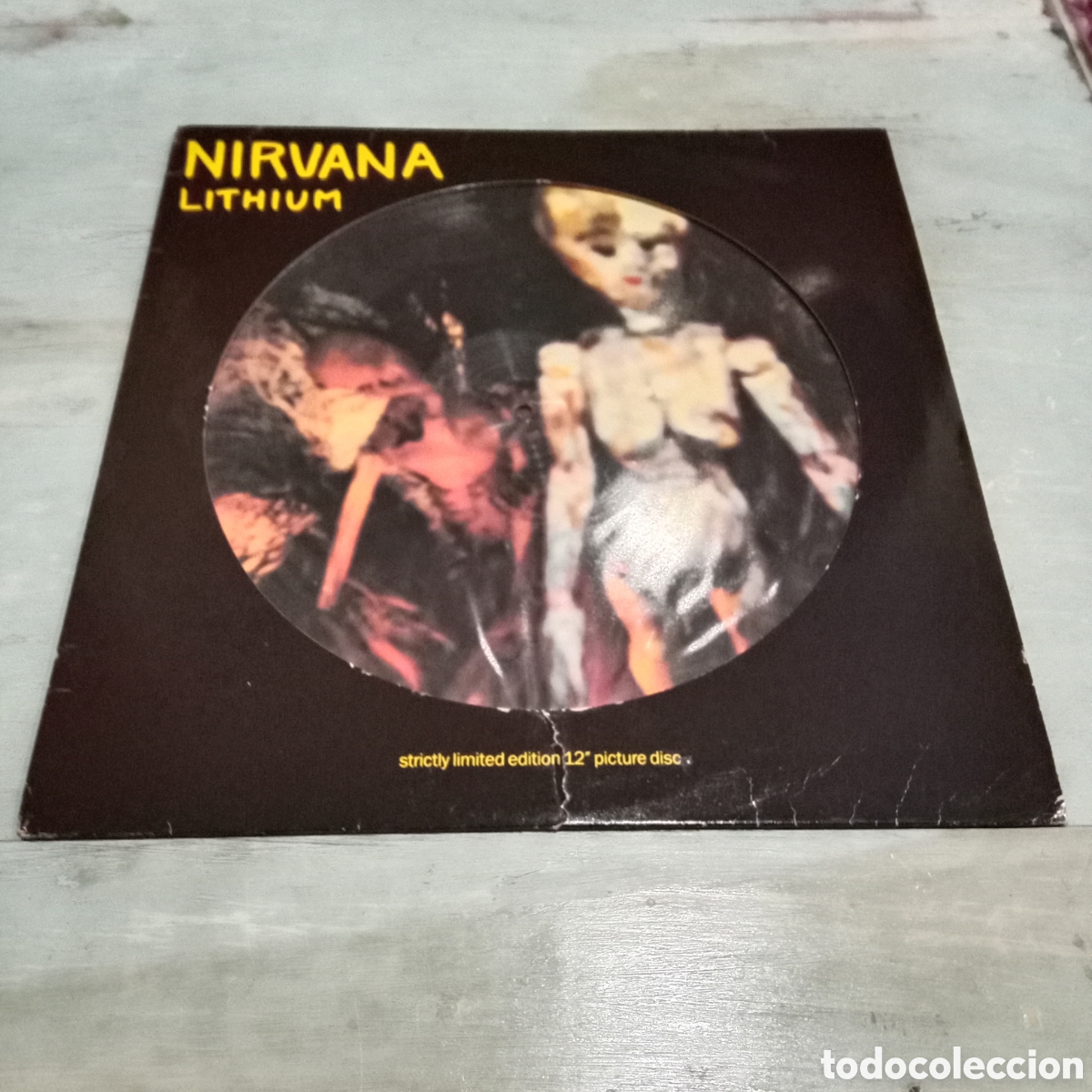 Discos de vinilo: NIRVANA - LITHIUM - PICTURE DISC 12&rdquo; - Foto 1