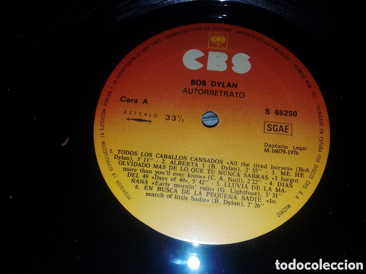 Discos de vinilo: BOB DYLAN - SELF PORTRAIT - SPAIN - CBS - 2LPS - L - - Foto 3
