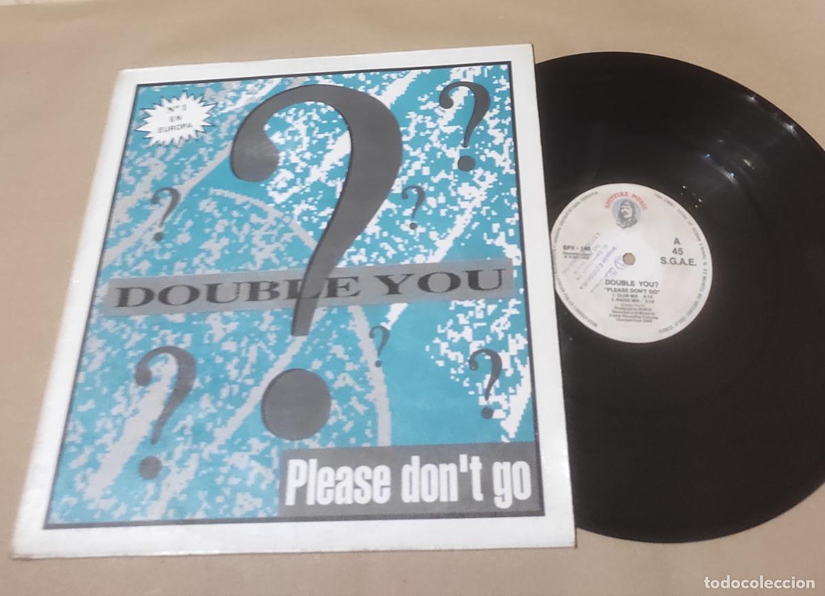 Discos de vinilo: DOUBLE YOU PLEASE GO-MAXI-ESPA&Ntilde;A- - Foto 1