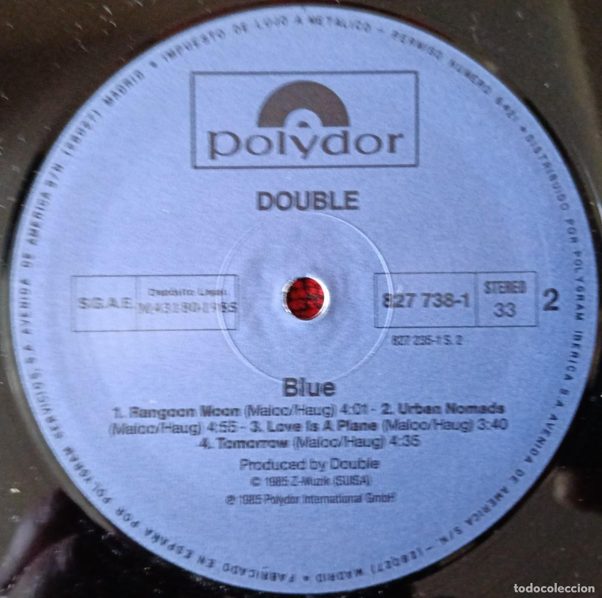 Discos de vinilo: DOUBLE ** Blue ** VINILO LP 1985 - Foto 4