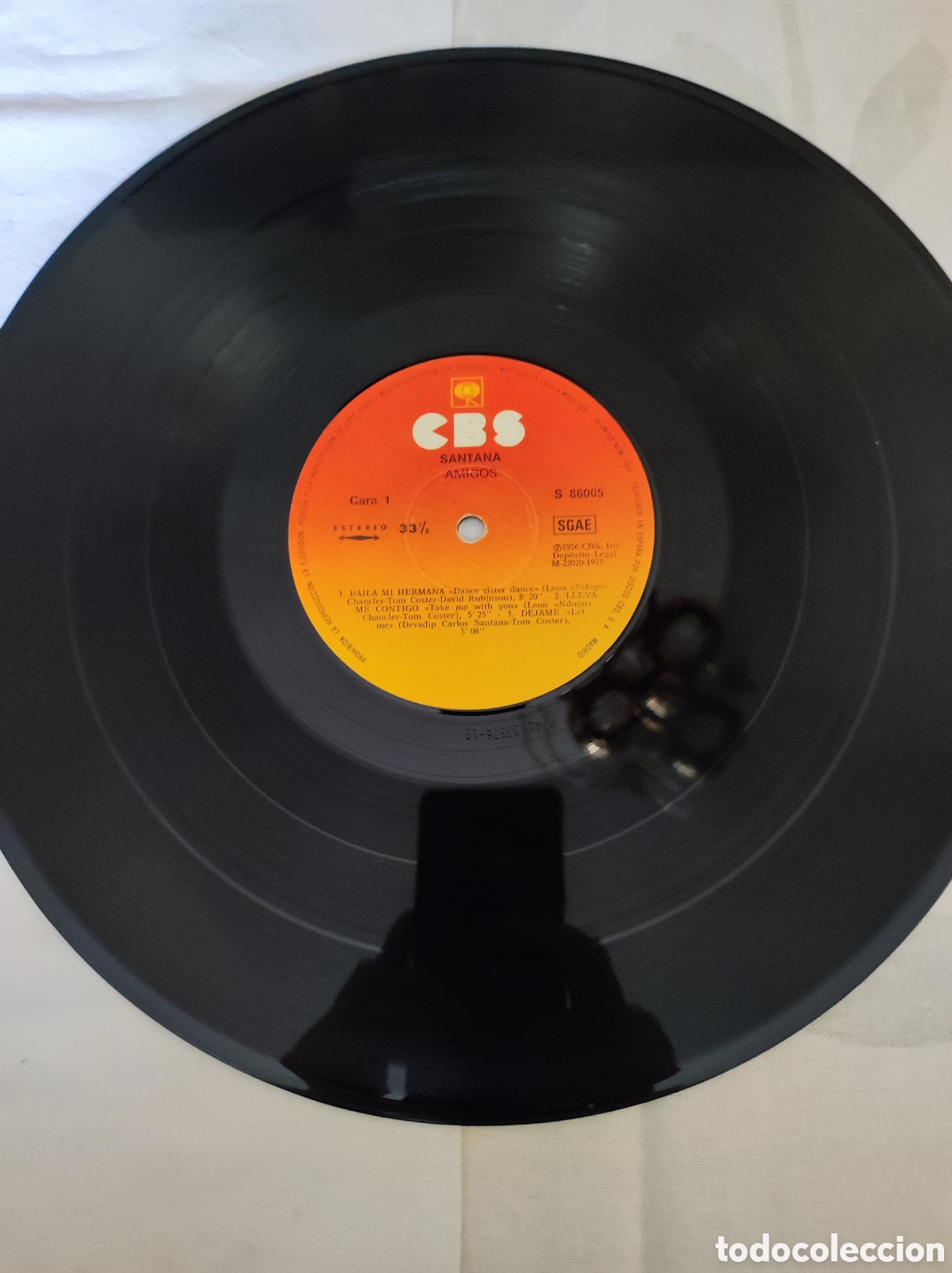 Discos de vinilo: SANTANA - AMIGOS (1976) - Foto 4