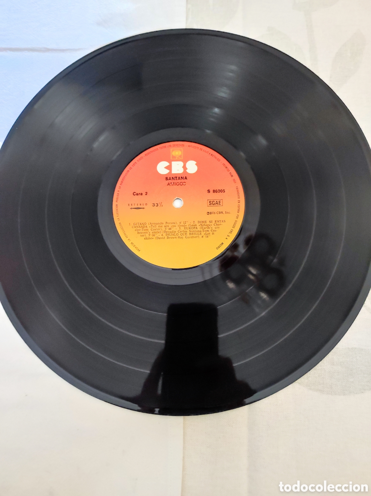 Discos de vinilo: SANTANA - AMIGOS (1976) - Foto 5