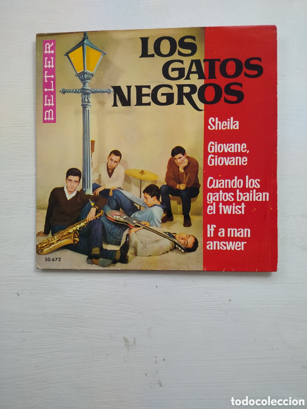 Discos de vinilo: Los Gatos Negros EP. - Foto 1