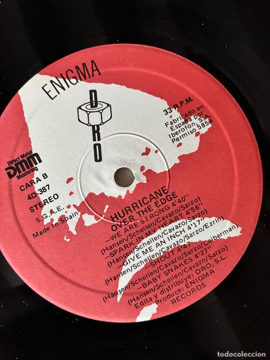 Discos de vinilo: Hurricane Over the edge (1988) - Foto 5
