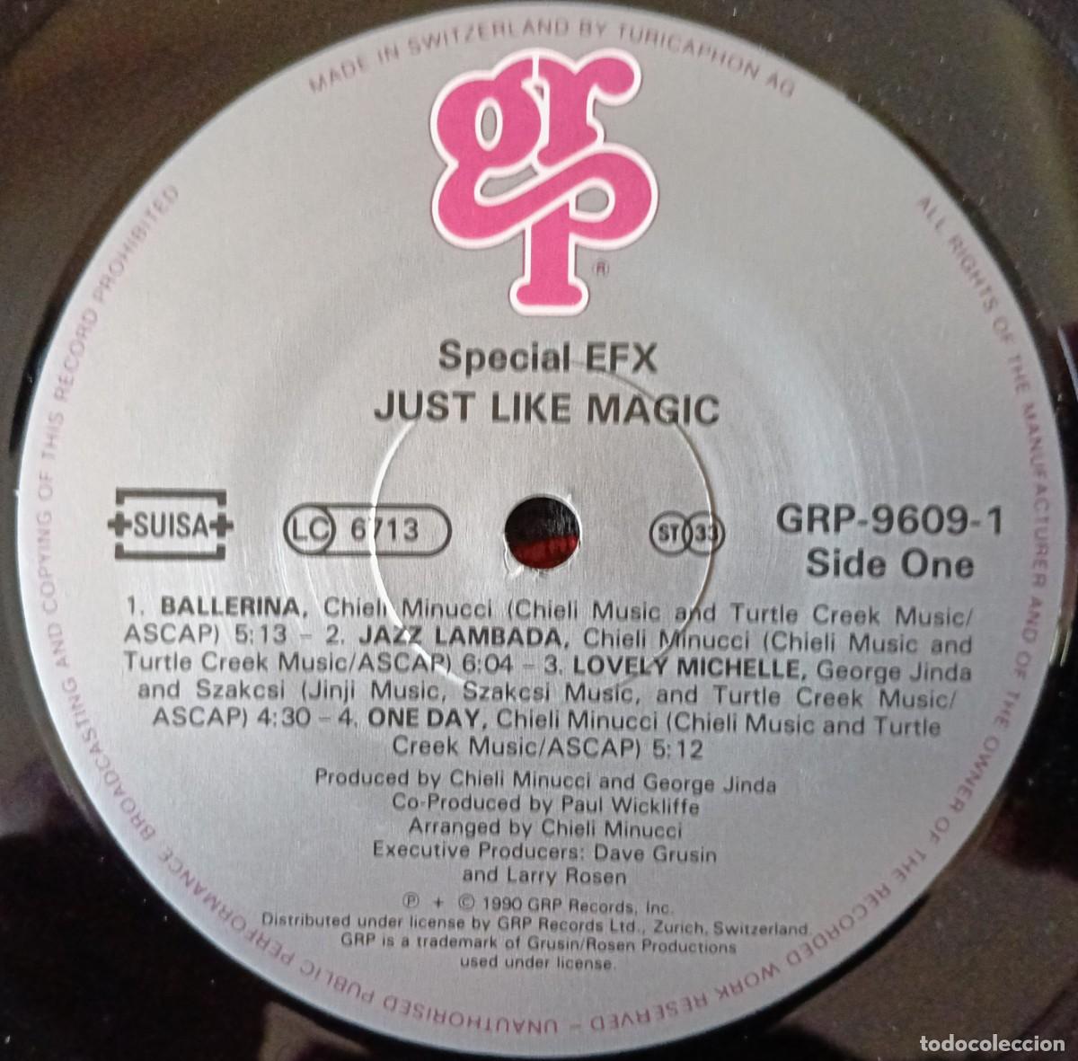 Discos de vinilo: SPECIAL EFX ** Just Like Magic ** VINILO LP 1990 - Foto 4