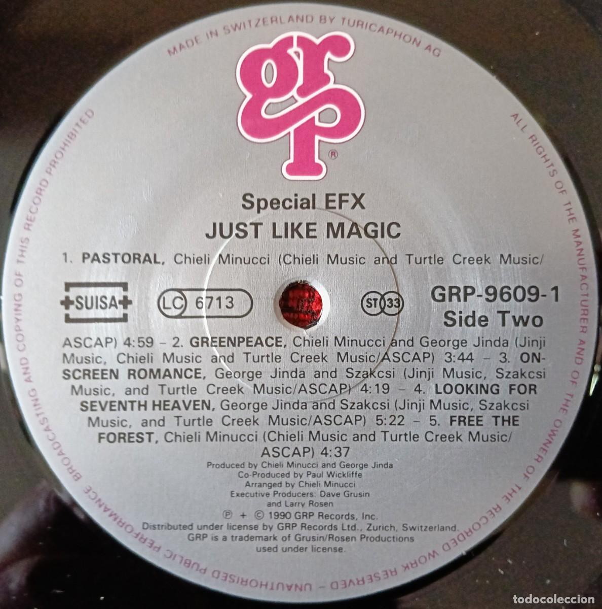 Discos de vinilo: SPECIAL EFX ** Just Like Magic ** VINILO LP 1990 - Foto 5