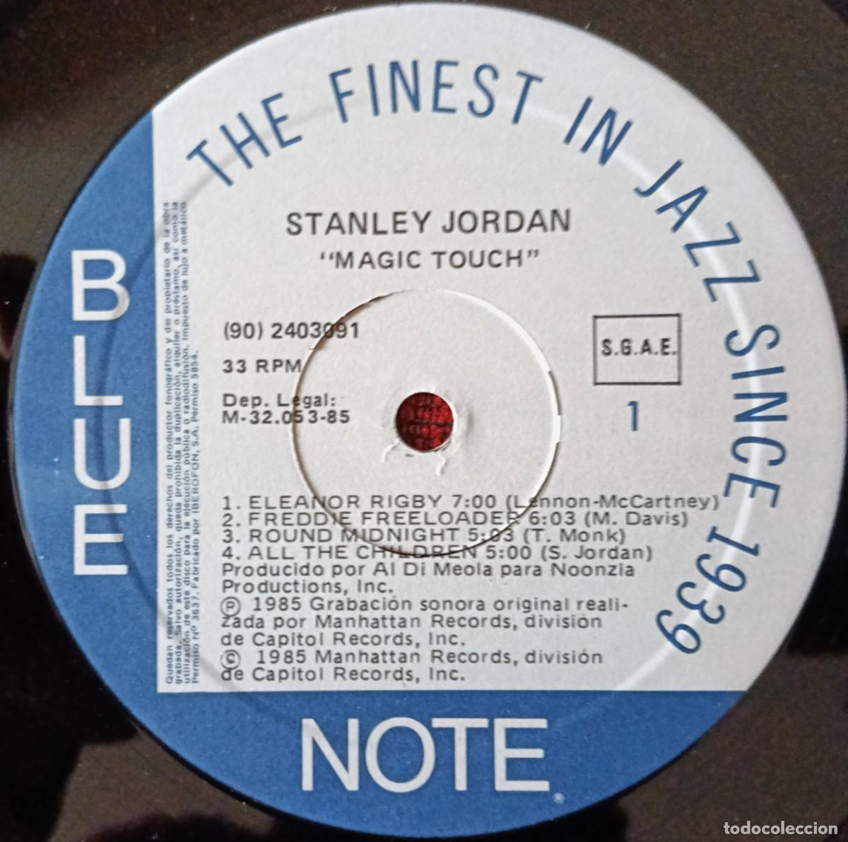 Discos de vinilo: STANLEY JORDAN ** Magic Touch ** VINILO LP 1985 - Foto 3