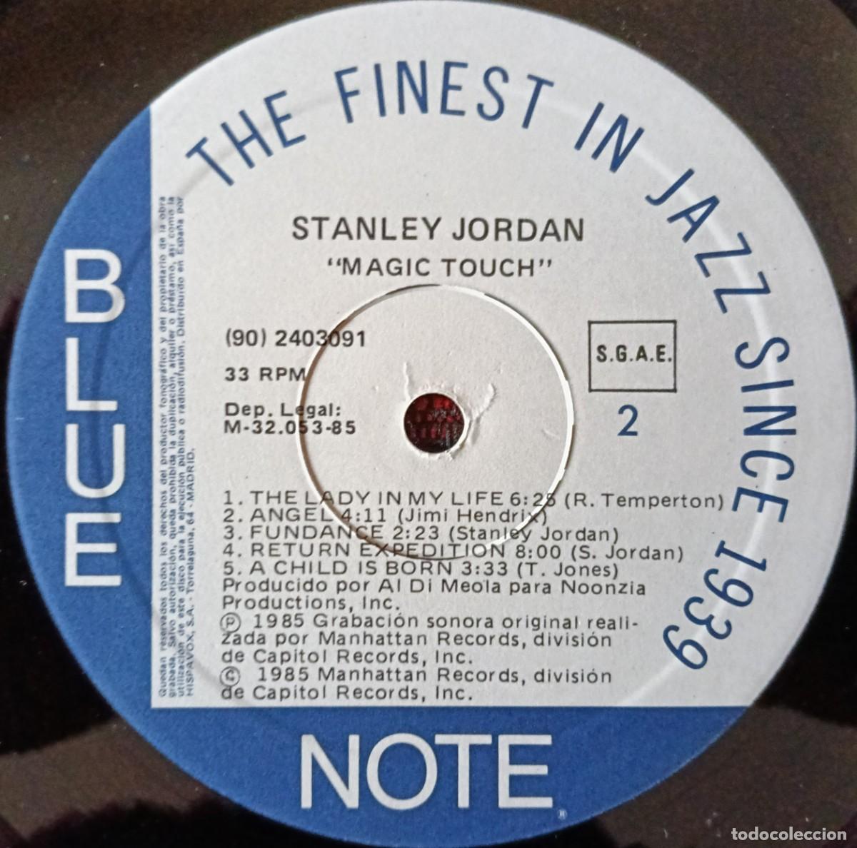 Discos de vinilo: STANLEY JORDAN ** Magic Touch ** VINILO LP 1985 - Foto 4