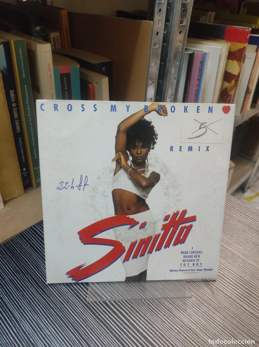 Discos de vinilo: Sinitta &ndash; Cross My Broken Heart REMIX - Foto 1