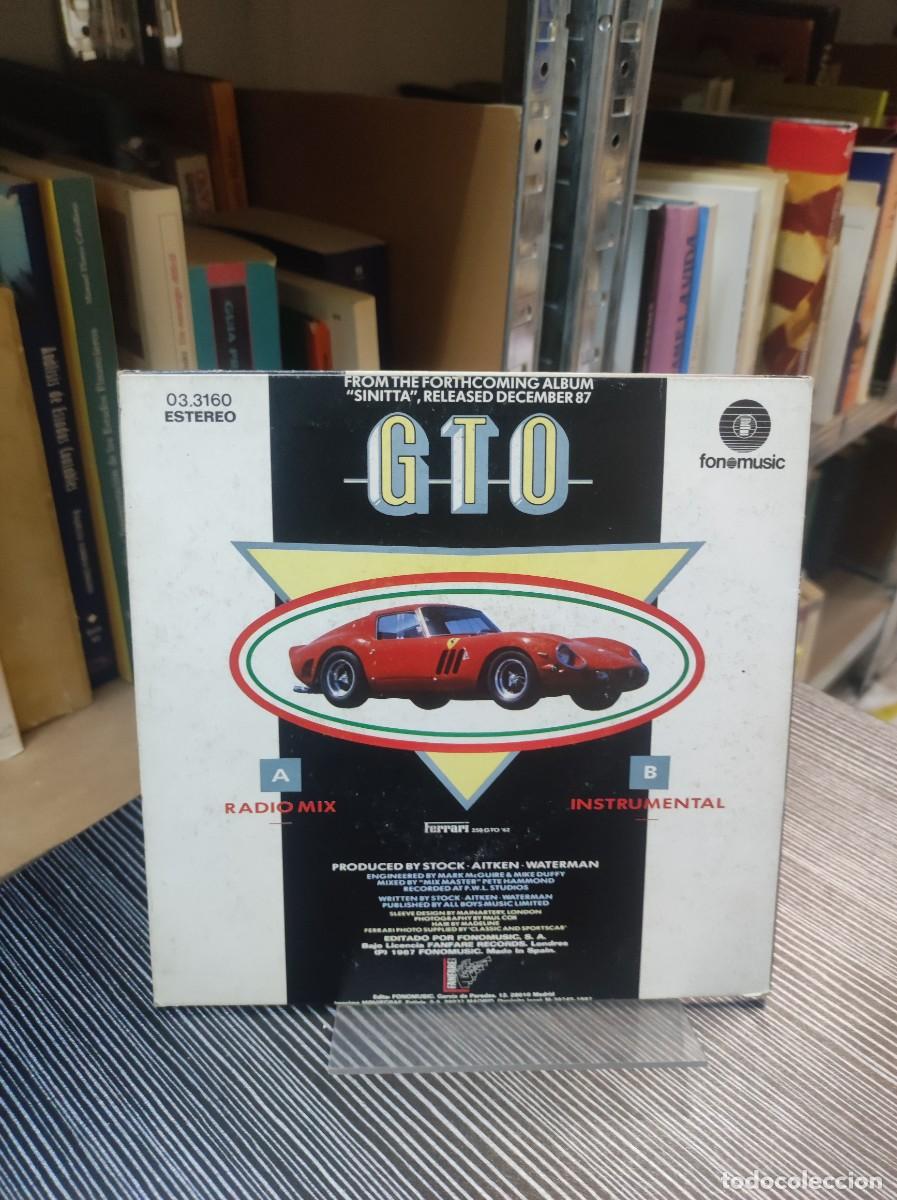 Discos de vinilo: Sinitta &ndash; GTO Estilo: Synth-pop - Foto 2