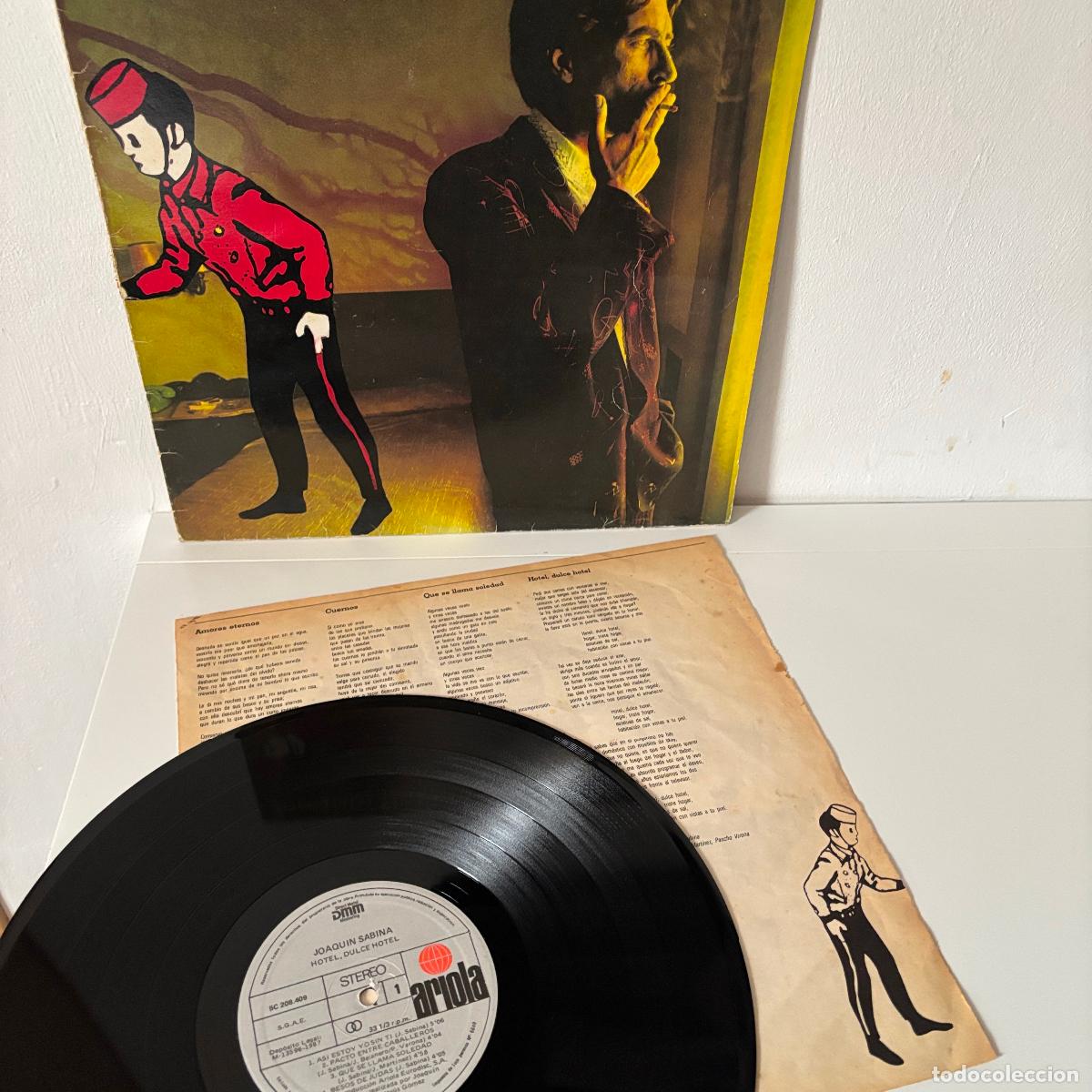 Discos de vinilo: Joaqu&iacute;n Sabina. Hotel, dulce Hotel. - Foto 3