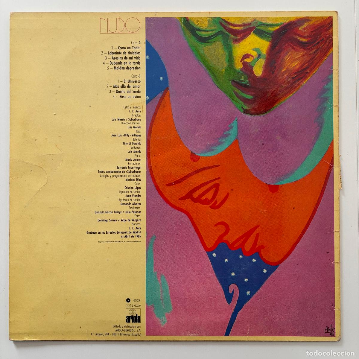 Discos de vinilo: Luis Eduardo. Nudo. PEDIDO M&Iacute;NIMO 5&euro; - Foto 2
