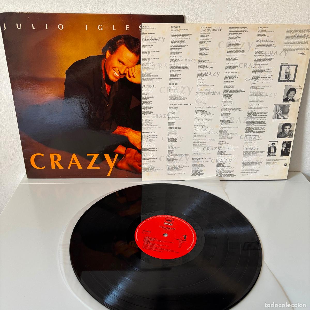 Discos de vinilo: Julio Iglesias. Crazy. - Foto 3