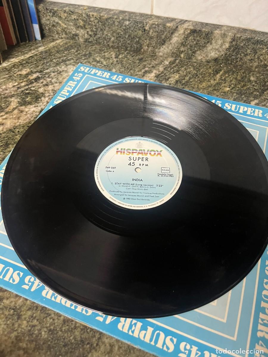Discos de vinilo: India Stay With Me Maxi - Foto 2