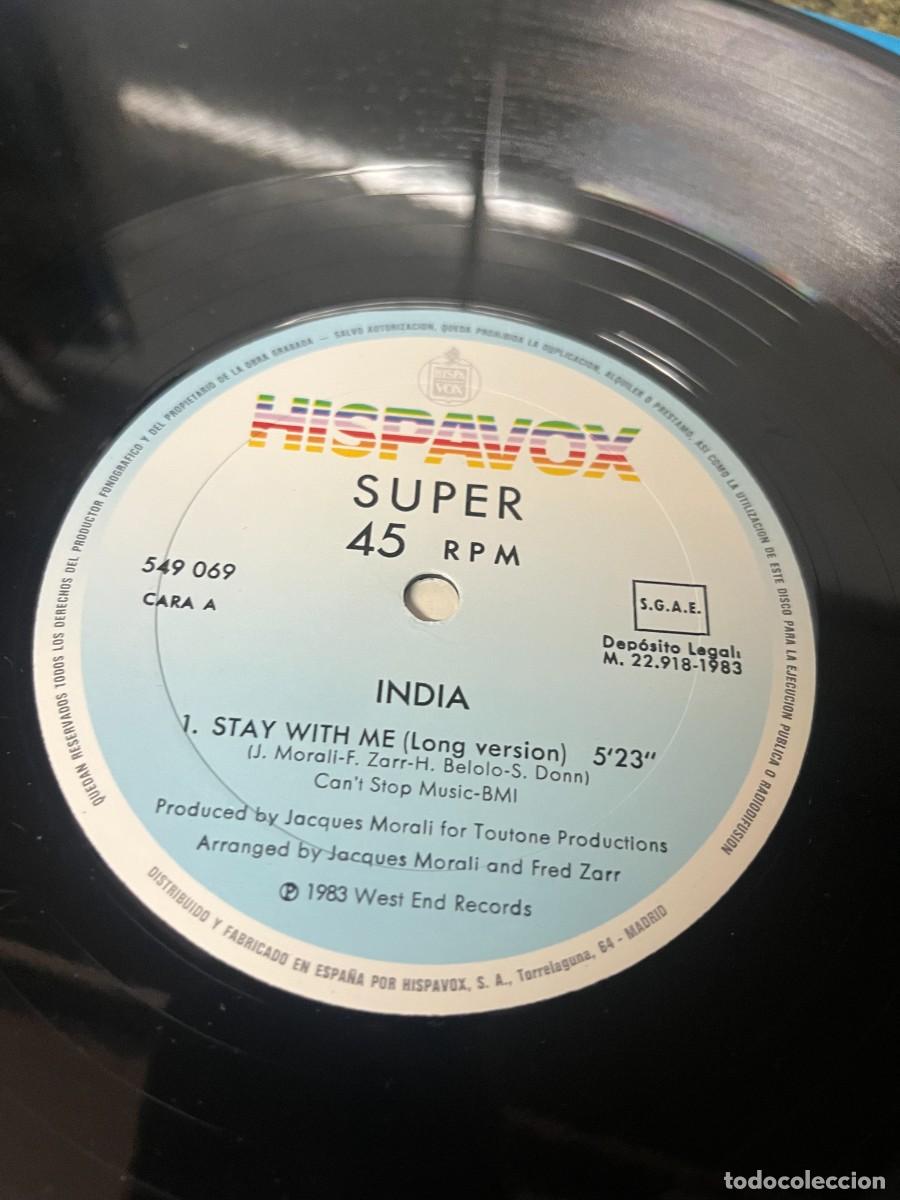 Discos de vinilo: India Stay With Me Maxi - Foto 3