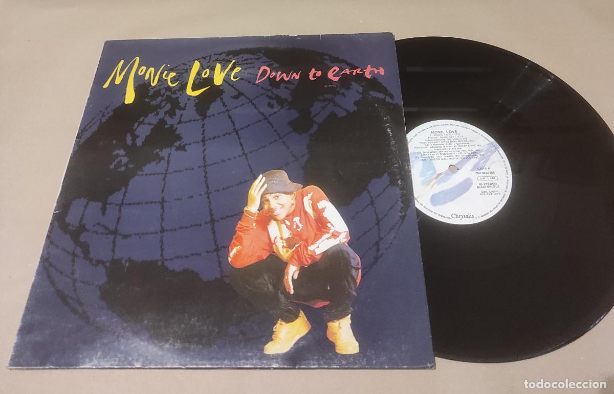 Discos de vinilo: MONIE LOVE (MAXI) DOWN TO EARTH - Foto 1