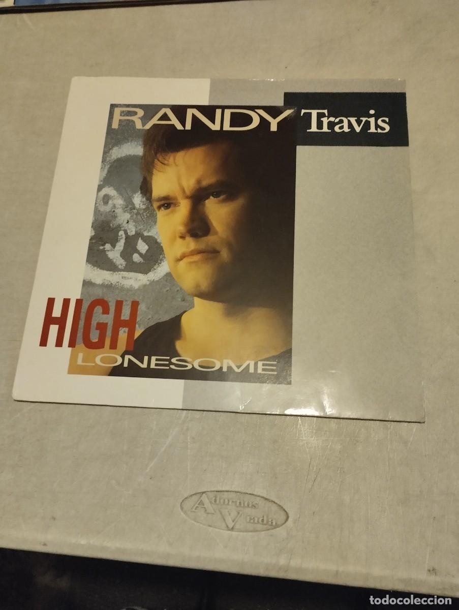 Discos de vinilo: RANDY TRAVIS LP HIGH LONESOME GER. - Foto 1