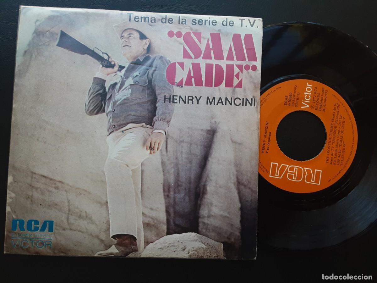 Discos de vinilo: HENRY MANCINI, SAM CADE + TEMA DE LA SERIE IRONSIDE - Foto 1