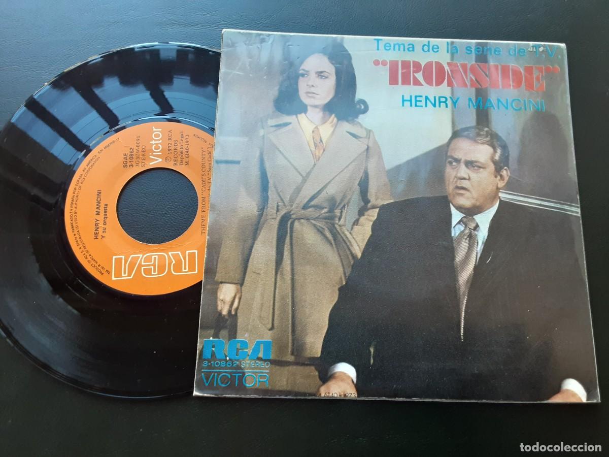 Discos de vinilo: HENRY MANCINI, SAM CADE + TEMA DE LA SERIE IRONSIDE - Foto 2