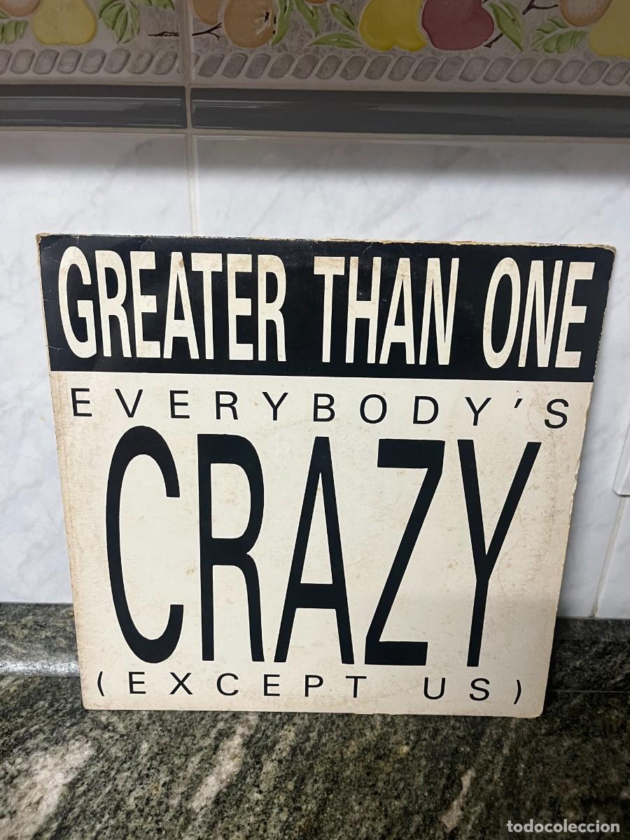 Discos de vinilo: Greater Than One Everybodys Crazy (Except Us) - Foto 1