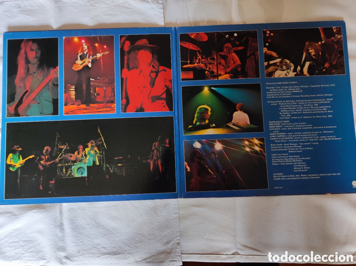 Discos de vinilo: BOB SEGER - LIVE BULLET - Foto 3