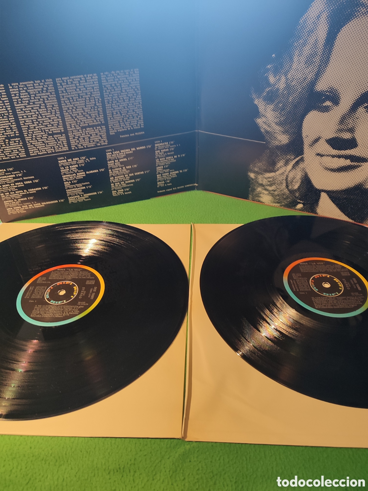 Discos de vinilo: Mina - La Voz ... ,2 Lps Edici&oacute;n 1976 - Foto 2