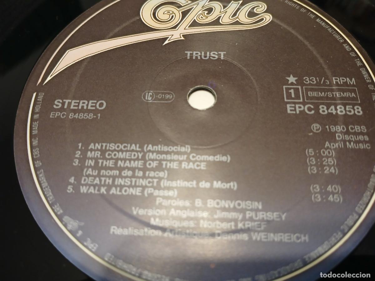 Discos de vinilo: Trust -Repression- (1980) LP disco vinilo - Foto 3