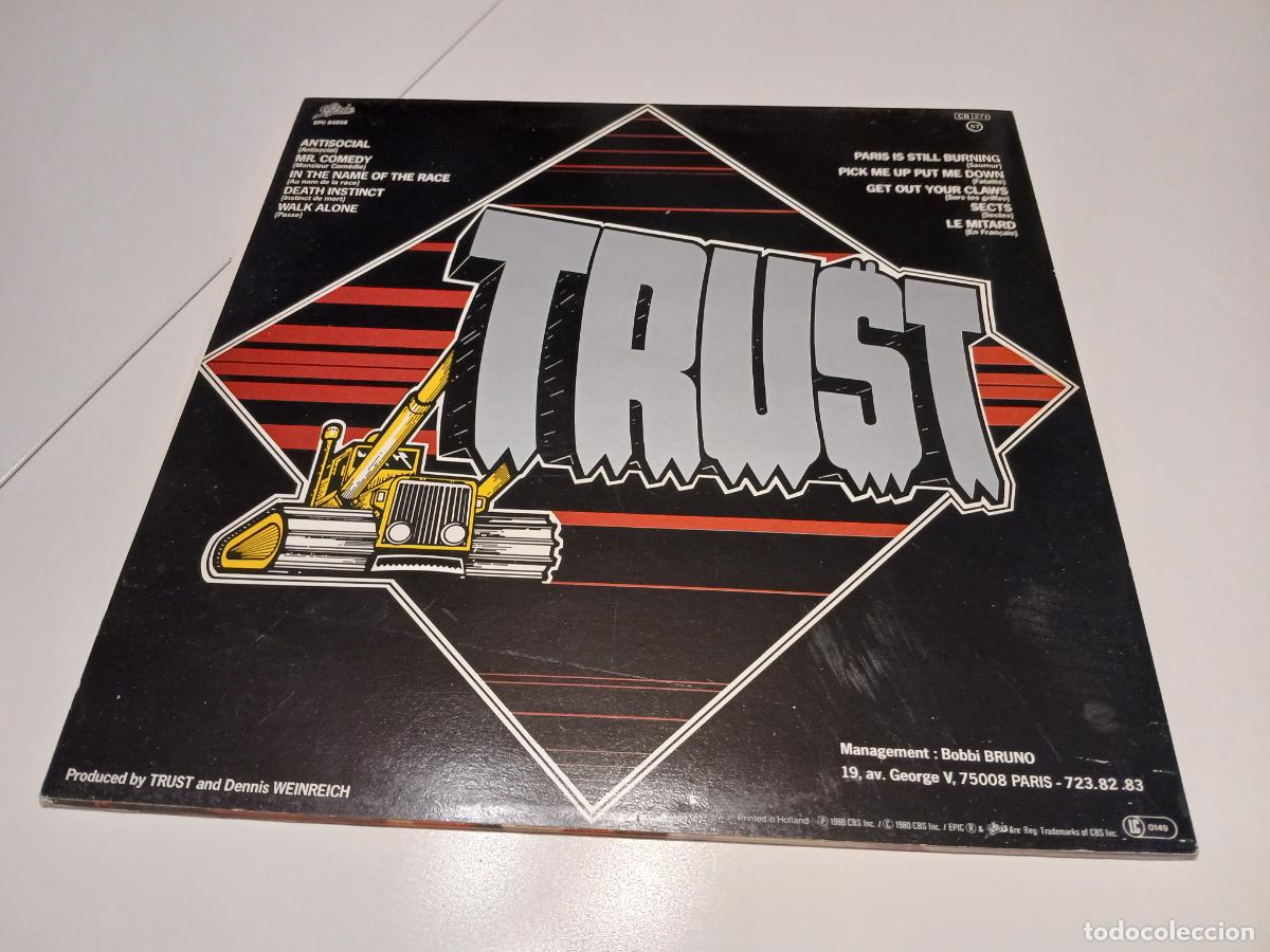 Discos de vinilo: Trust -Repression- (1980) LP disco vinilo - Foto 8