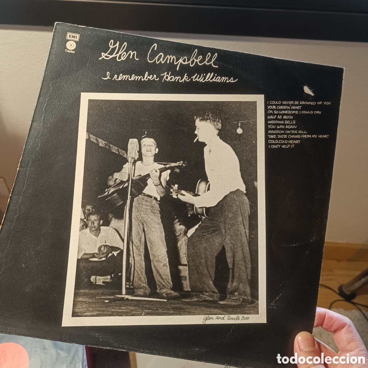 Discos de vinilo: Glen Campbell &ndash; I Remember Hank Williams - Foto 1