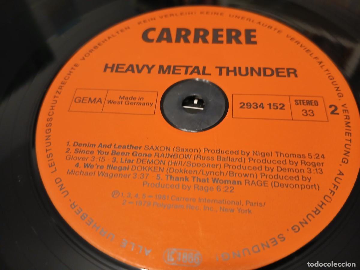 Discos de vinilo: Heavy Metal Thunder (1982) LP disco vinilo - Foto 3