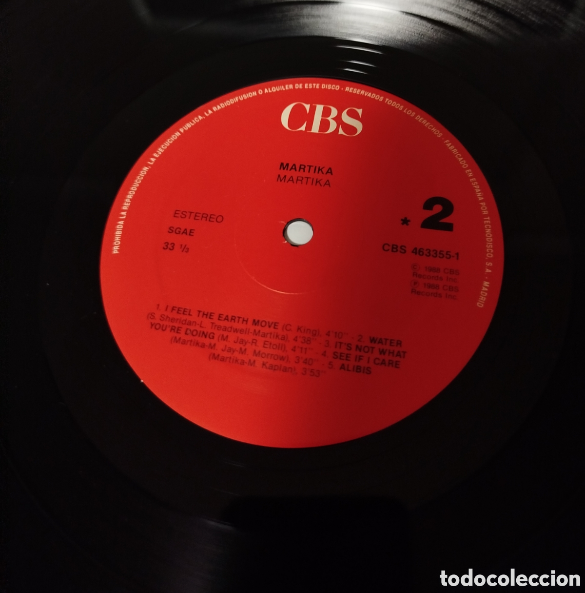 Discos de vinilo: Martina. - Martika. . - Foto 3