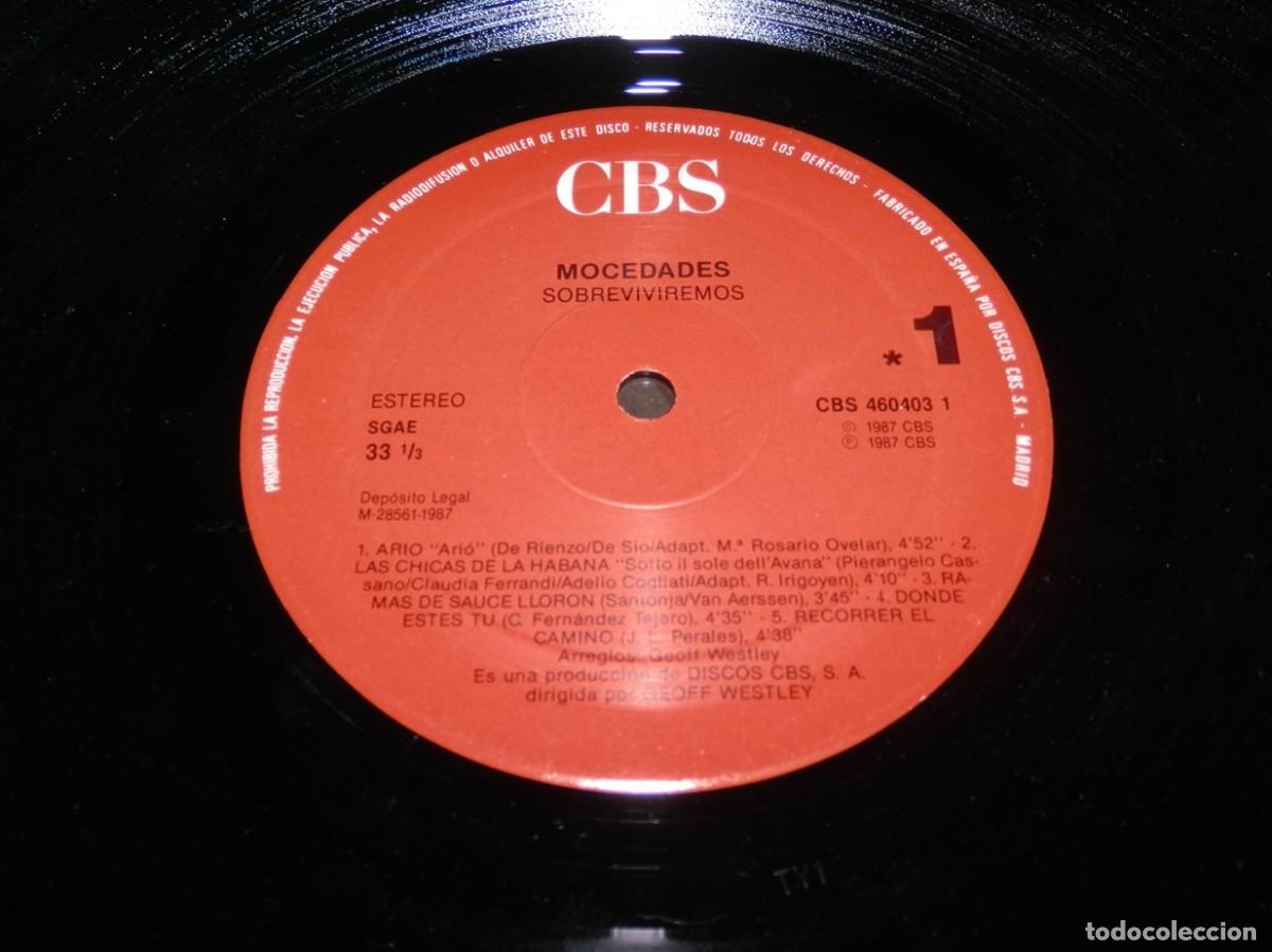 Discos de vinilo: DISCO LP DE VINILLO DEL GRUPO MOCEDADES - Foto 3